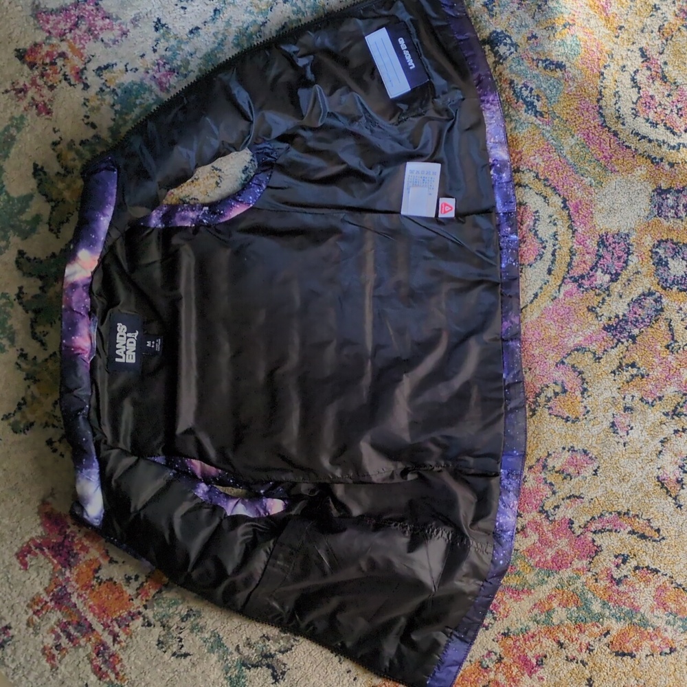 Lands End Puffy Vest - ThermoPlume Down Alternative - Picture 3 of 4